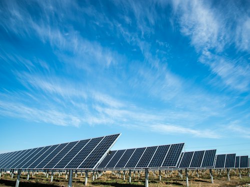 Scene 1 of sustainable industry and clean energy.