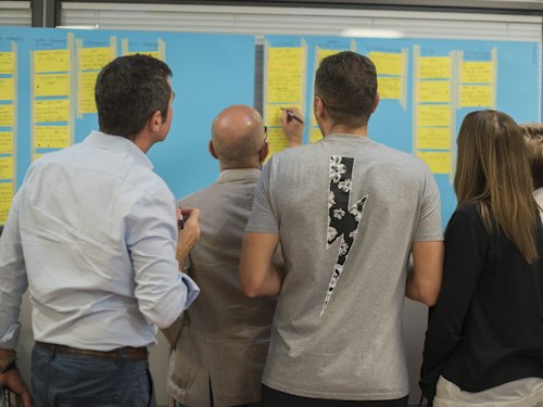 Scene 12 of people learning and collaborating.